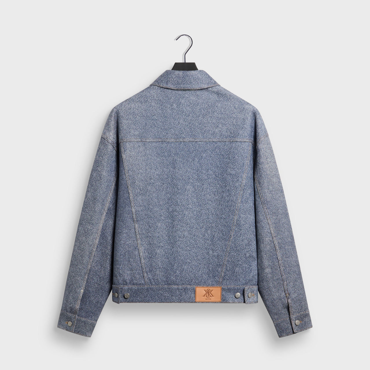 Kith Leather Denim Dario Trucker Jacket